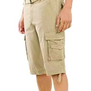 UNIONBAY mens Cordova Belted Messenger 44 & 50 waist Big Tall Cargo Shorts